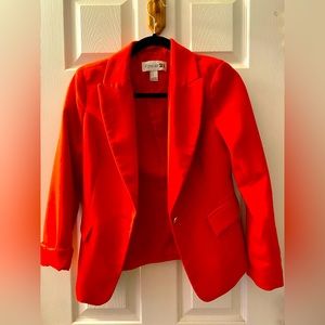 Red suit top for women size small
